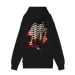 Propaganda Ribs Scrub Hoodie Black