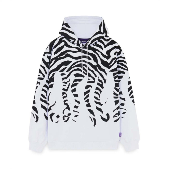 Octopus Zebra Hoodie White - immagine 2