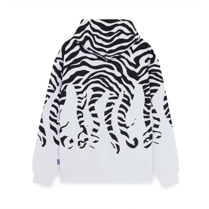 Octopus Zebra Hoodie White - immagine 3