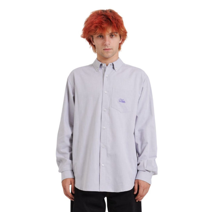 Iuter Century Oxford L/S Shirt Ice - immagine 2