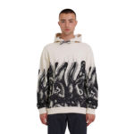 Octopus Snakes Hoodie Dustywhite