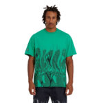 Octopus Fishnet Tee Green