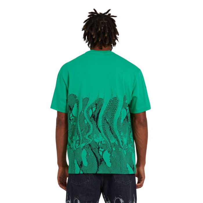 Octopus Fishnet Tee Green - immagine 3