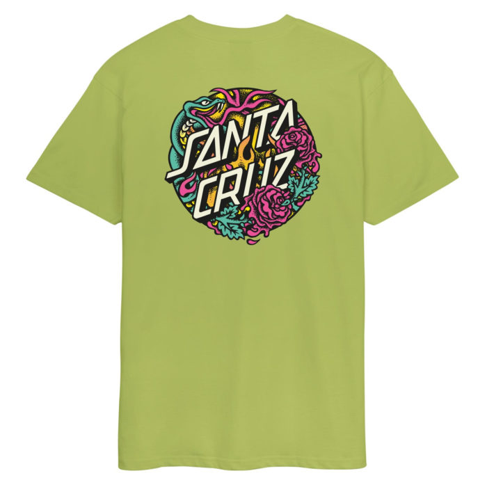 Santa Cruz Dressen Rose Crew Two T-Shirt Apple - immagine 2