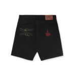Propaganda Baseball Denim Shorts Black