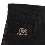 Propaganda Baseball Denim Shorts Black - immagine 4