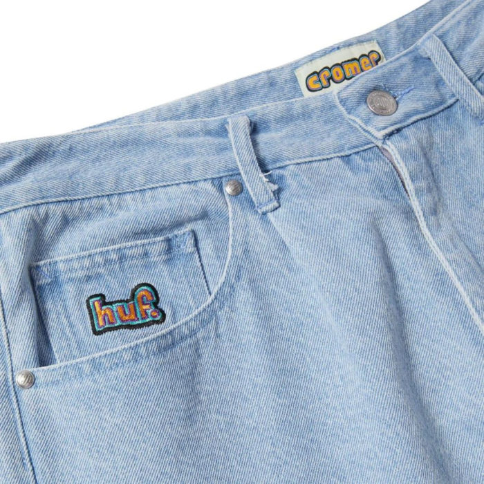 HUF Cromer Pant Light Blue - immagine 4
