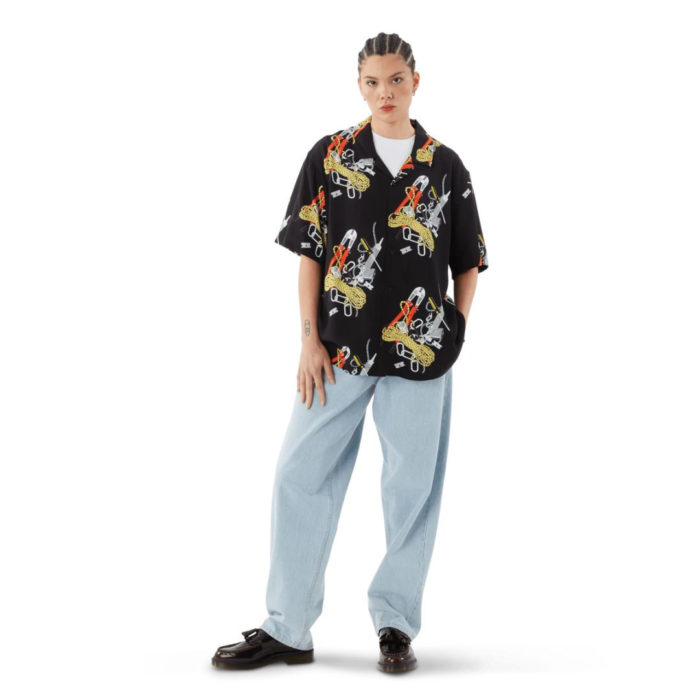 HUF Cromer Pant Light Blue - immagine 7