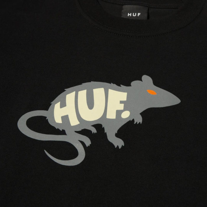 HUF Man's Best Friend Tee Black - immagine 3
