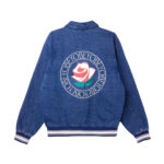 Obey Rose Blouson Jacket Stone Wash Indigo
