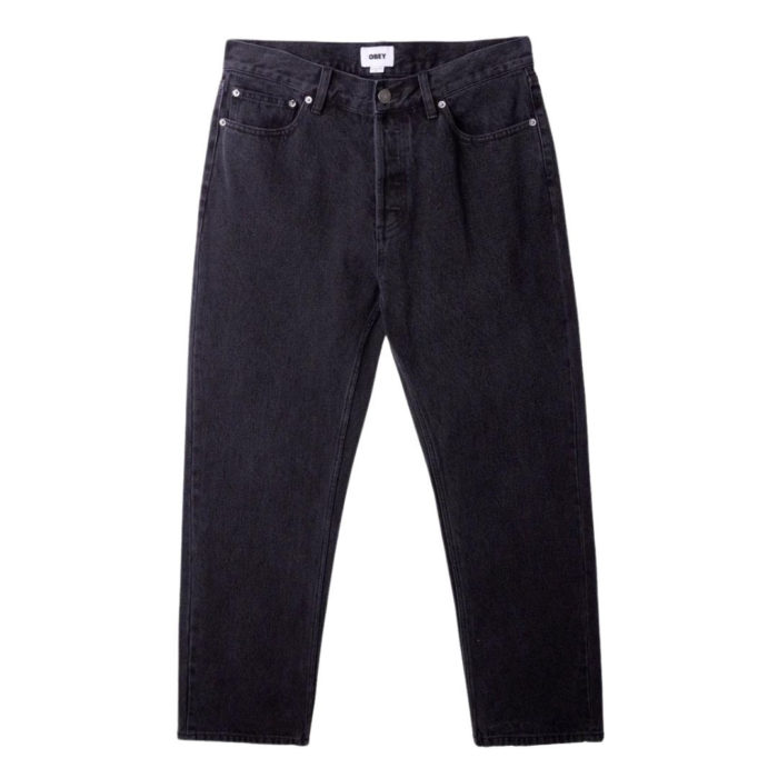 Obey Hardwork Denim Faded Black - immagine 3