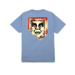 Obey Ripped Icon Classic T-Shirt Digital Violet