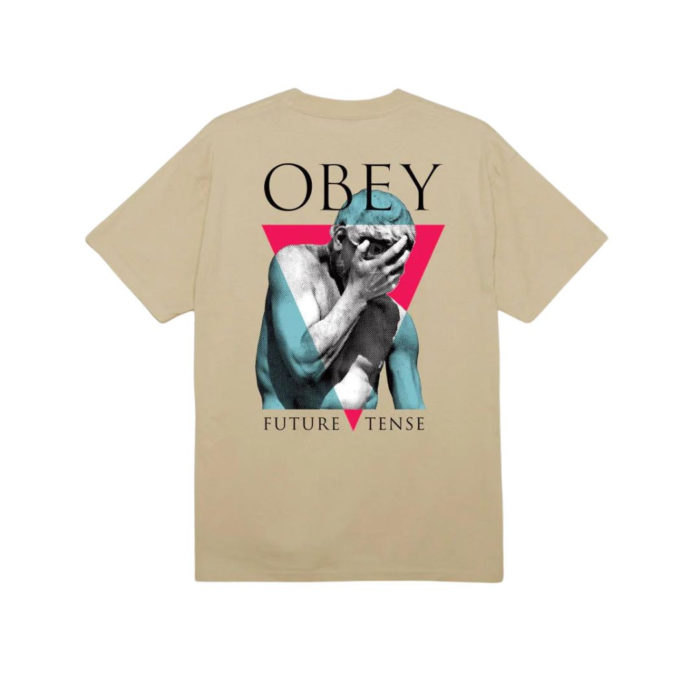 Obey Future Tense Classic T-Shirt Sand - immagine 2