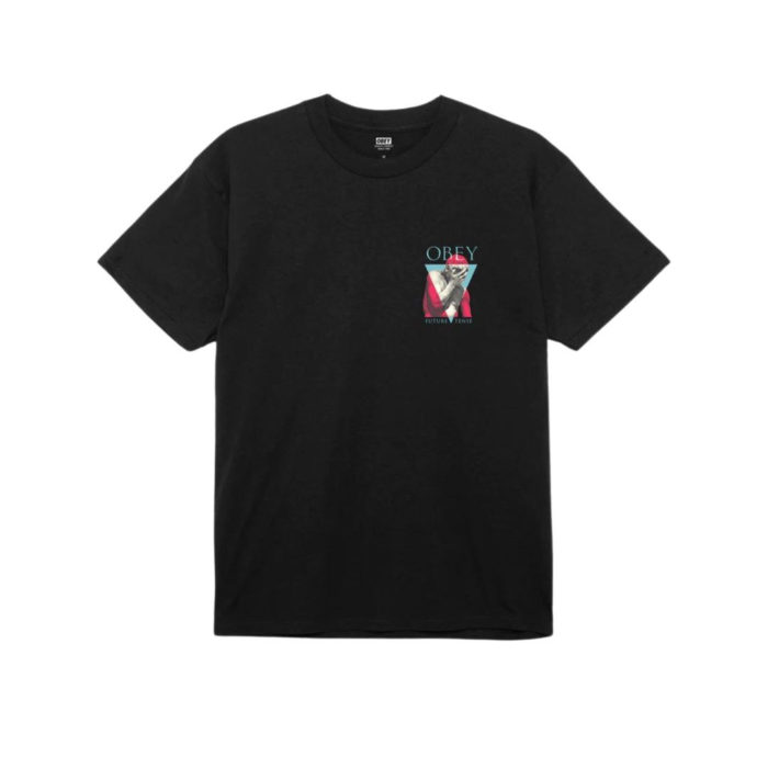 Obey Future Tense Classic T-Shirt Black - immagine 3