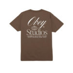 Obey Studios Worldwide Classic T-Shirt Silt