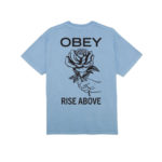 Obey Rise Above Rose Pigment T-Shirt Pigment Hydrangea