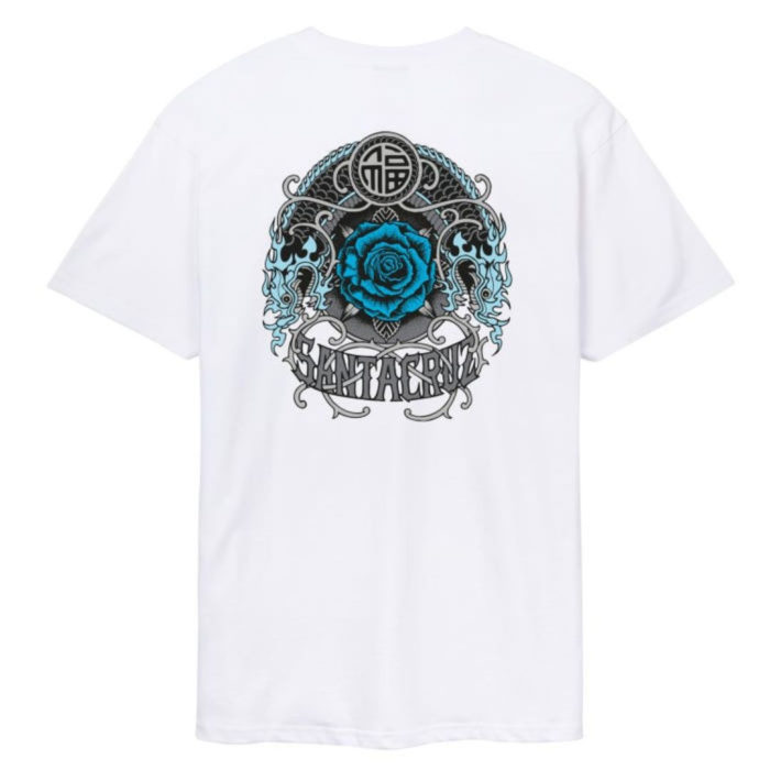 Santa Cruz Dressen Rose Crew One T-Shirt White - immagine 2