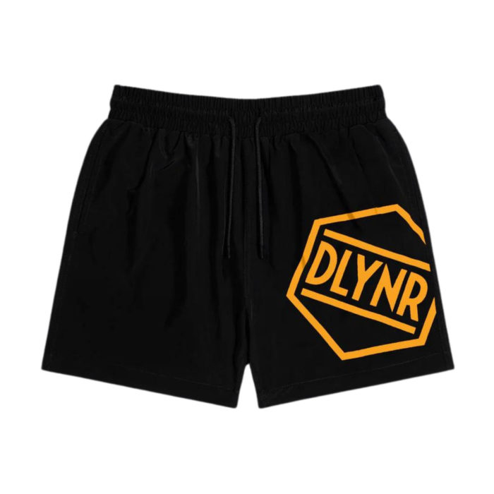 Dolly Noire Logo Swimshorts Black/Orange - immagine 2