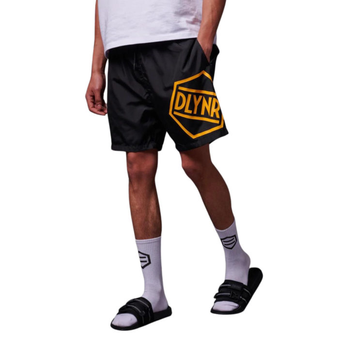 Dolly Noire Logo Swimshorts Black/Orange - immagine 5