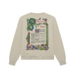 Dolly Noire Dragon Scroll Crewneck Beige