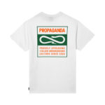 Propaganda Label Bicolor Tee White