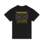 Propaganda Label Bicolor Tee Black