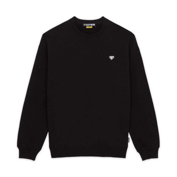 Iuter Heart Logo Crewneck Black - immagine 2