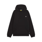 Iuter Heart Logo Hoodie Black