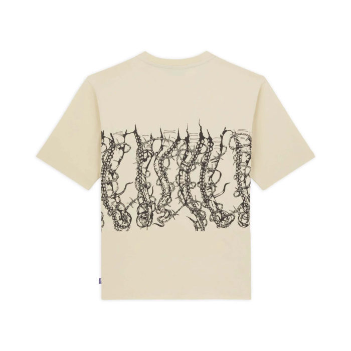 Octopus By Giorgio Di Salvo - Barbed Wire Tee Cream - immagine 3