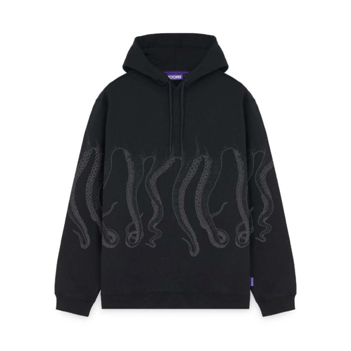 Octopus Outline Hoodie Black - immagine 2
