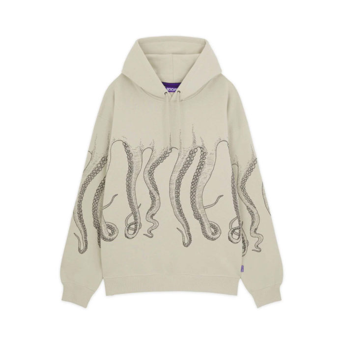 Octopus Outline Hoodie Ice - immagine 2