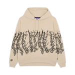 Octopus By Giorgio Di Salvo - Barbed Wire Hoodie Cream