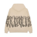 Octopus By Giorgio Di Salvo - Barbed Wire Hoodie Cream - immagine 3