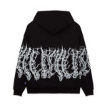 Octopus By Giorgio Di Salvo - Barbed Wire Hoodie Black - immagine 3