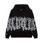 Octopus By Giorgio Di Salvo - Barbed Wire Hoodie Black