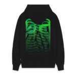 Propaganda Ribs Snake Hoodie Black