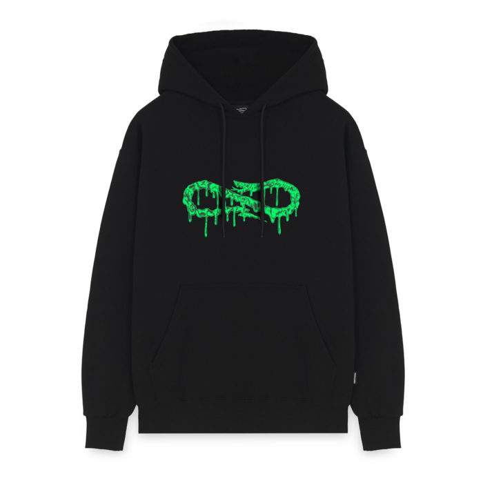 Propaganda Logo Slime Hoodie Black - immagine 2