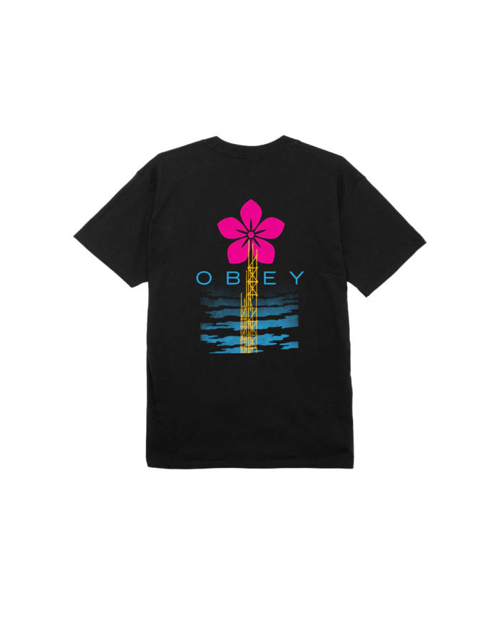 Obey Elevated Power T-Shirt Black - immagine 2