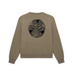 Dolly Noire Three Ravens Crewneck Stone Brown