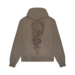 Dolly Noire Dragon Knot Hoodie Brown