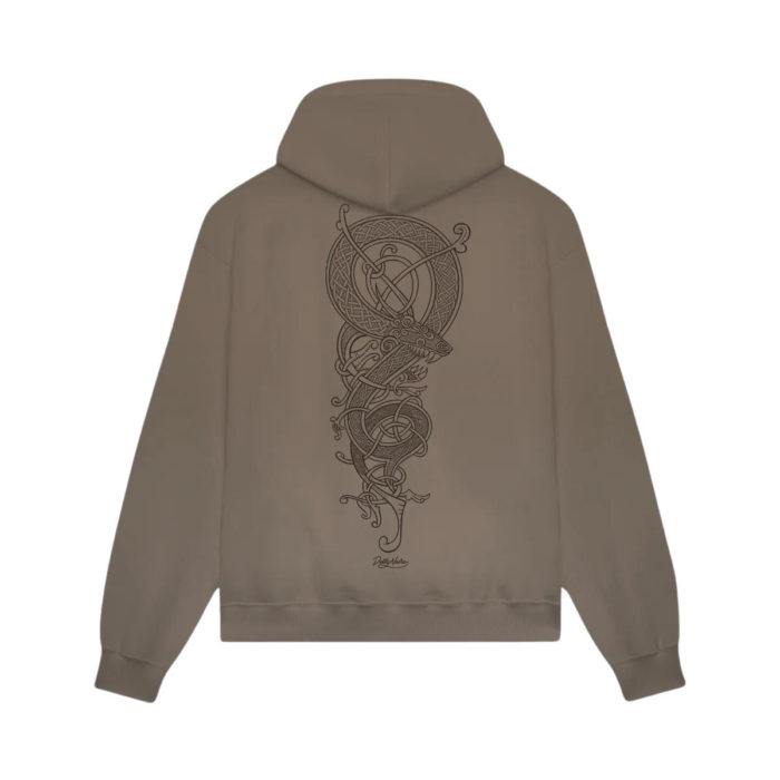 Dolly Noire Dragon Knot Hoodie Brown - immagine 2
