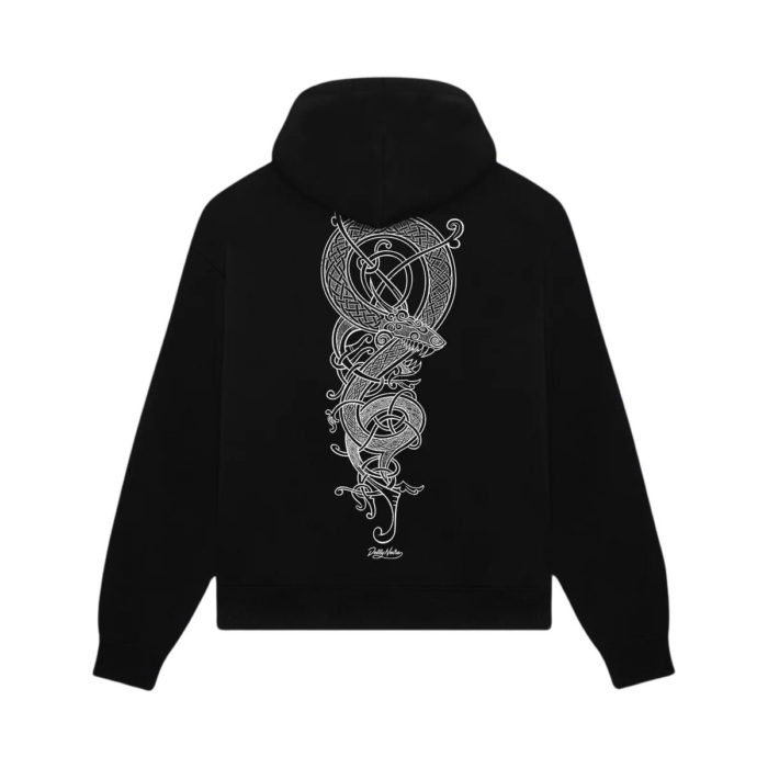Dolly Noire Dragon Knot Hoodie Black - immagine 2