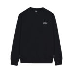 Propaganda Logo Embroidery Crewneck Black