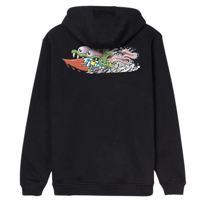 Santa Cruz Meek Concrete Slasher Hood Black - immagine 2