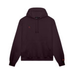 Dolly Noire 3D hexagon Hoodie Purple