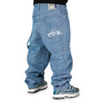 Blueskin Jeans Baggy Denim Blue Stone Washed Light