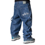 Blueskin Jeans Baggy Denim Blue Stone Washed Dark