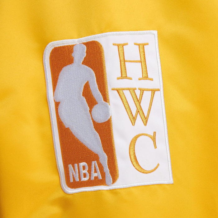 Mitchell & Ness Nba Primetime Heavyweight Satin Jacket Vintage Logo Lakers - immagine 5