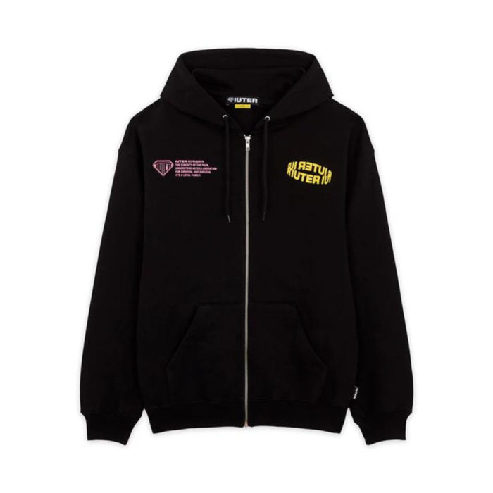 Iuter Mary Zip Hoodie Black - immagine 2