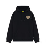 Iuter Logo Patch Hoodie Black